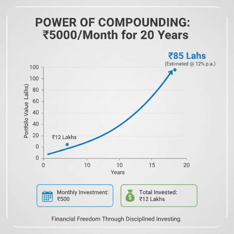 5000 investment growth in 20 years