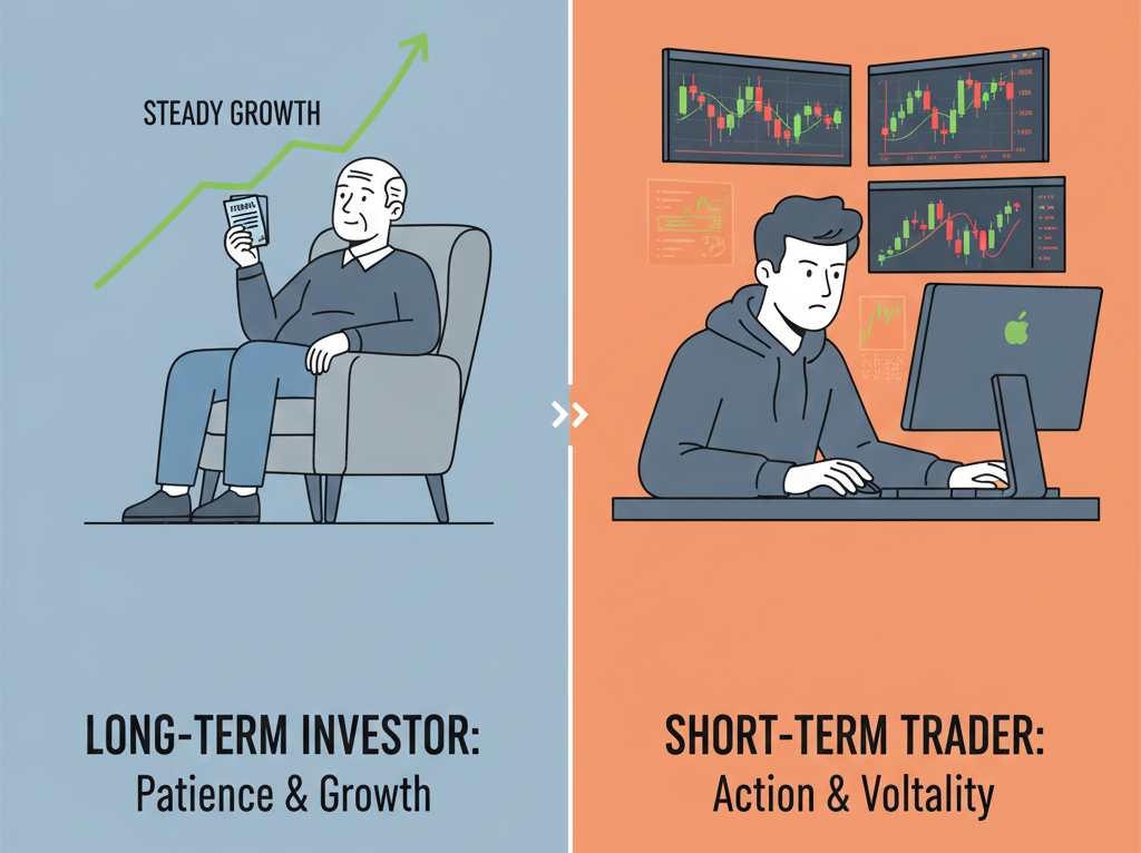 Investing vs trading comparison
