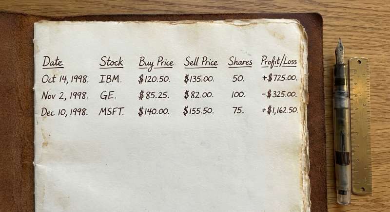 Paper trading in stock market