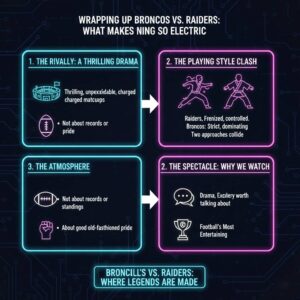 Wrapping​‍​‌‍​‍‌ Up broncos vs raiders