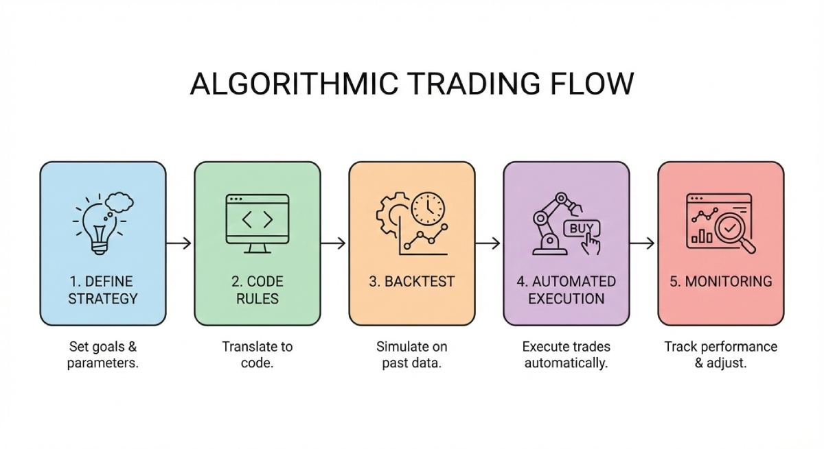 How algorithmic trading works step by step