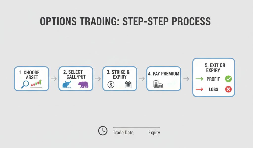How options trading works step by step